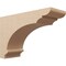 Ekena Millwork 10"W x 30"D x 20"H Classic Hughes Rough Cedar Woodgrain TimberThane Corbel, Primed Tan CORUR10X30X20HUGRCPR - alternate 1